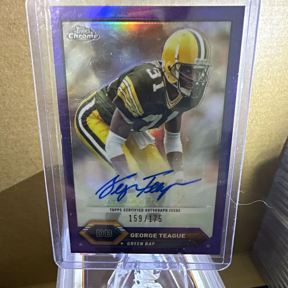 Topps 2023 Topps Composite George Teague Packers TCA-GT Purple /175 Auto